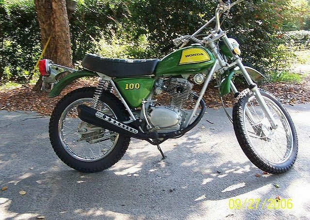 1972 Honda sl100 #7