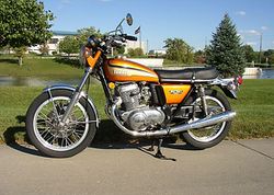 1973 Yamaha TX750 in Gold