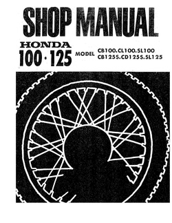 Honda CB100 CL100 SL100 Service Maintenance Repair Manual 1970-73.pdf