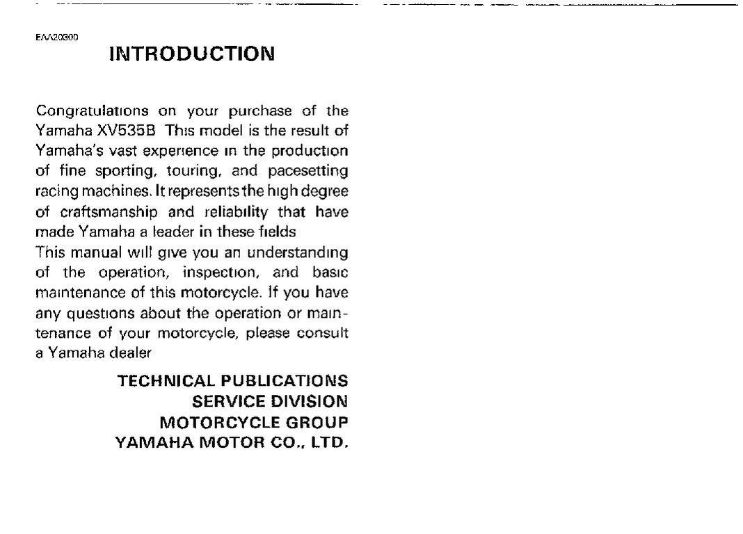 File:1992 Yamaha XV535 B Owners Manual.pdf