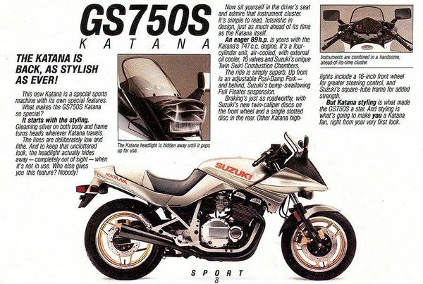 Suzuki GSX750SF Katana