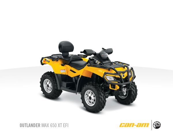 2011 Can-Am/ Brp Outlander MAX 650 XT