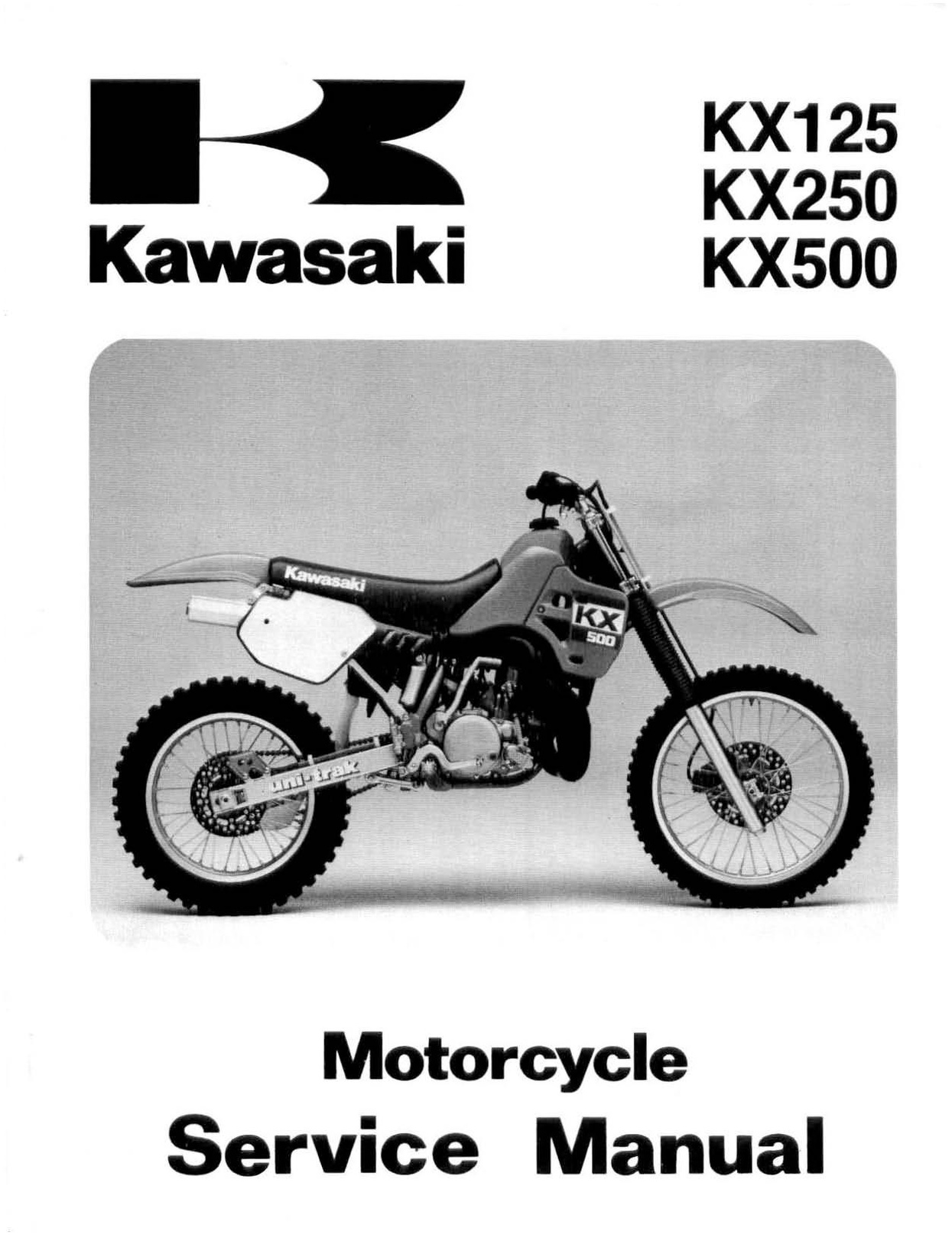 redde Skære af Grundlægger File:Kawasaki KX125 KX250 KX500 1988-2004 Service Manual.pdf - CycleChaos