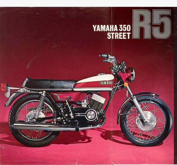 1970 - 1972 Yamaha R5-A 350