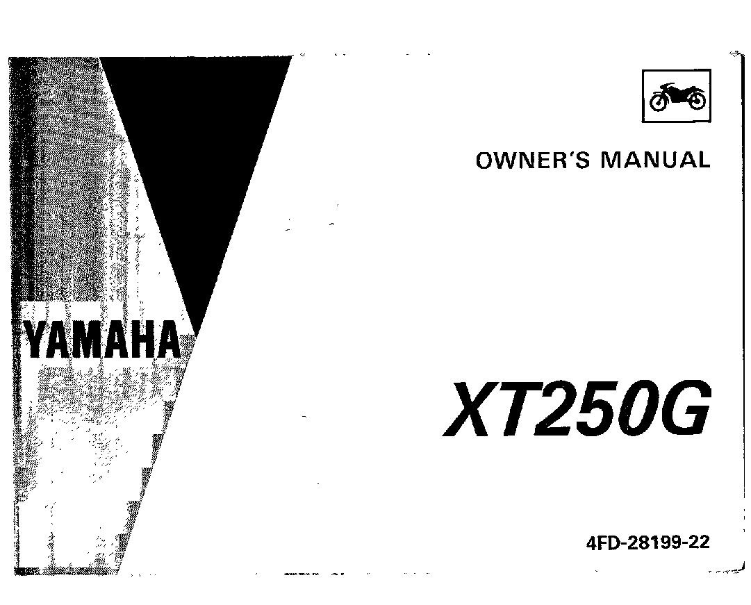 File:1995 Yamaha XT250 G Owners Manual.pdf