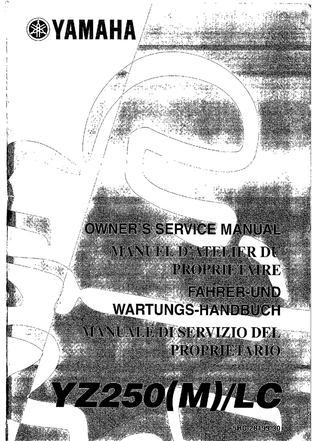 File:2000 Yamaha YZ250 M LC Owners Service Manual.pdf