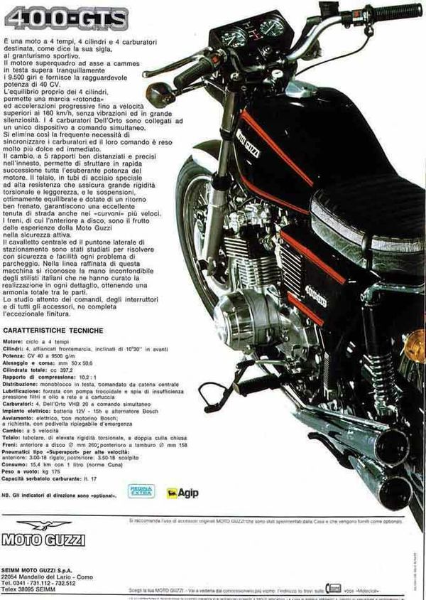 Moto Guzzi 400GTS