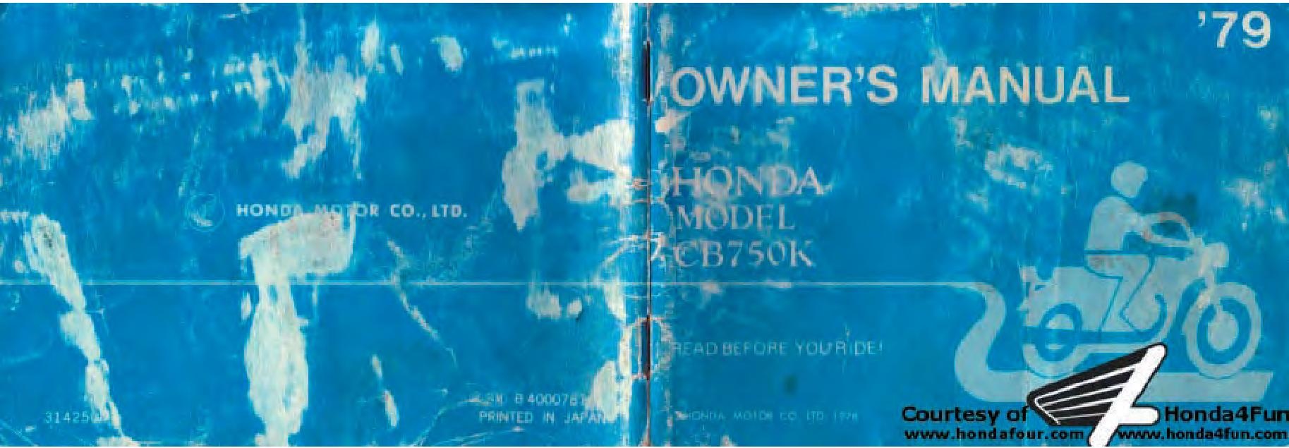 File:Honda CB750K 1979 Owners Manual.pdf