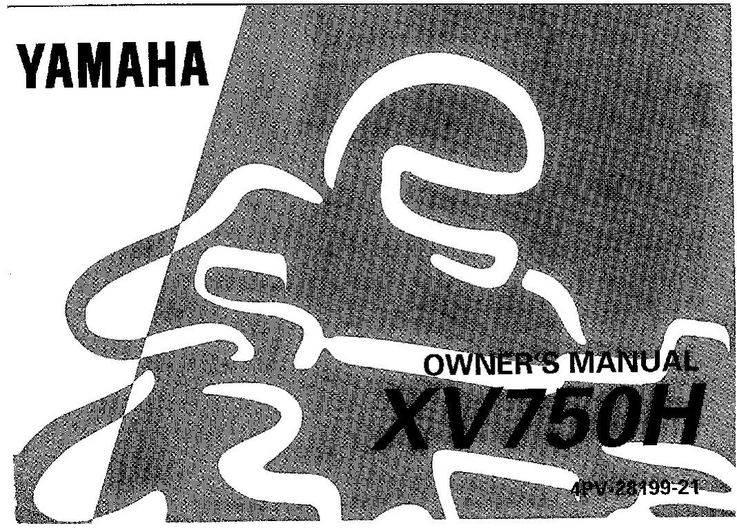 File:1996 Yamaha XV750 H Owners Manual.pdf